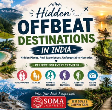 Hidden Offbeat Destinations in India with Soma Journeys