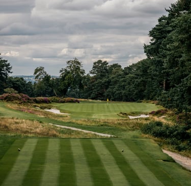 beautifully maintained golf course
