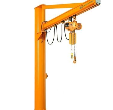 Free Standing Jib Crane Front View