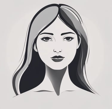 woman wearing black crew-neck shirt