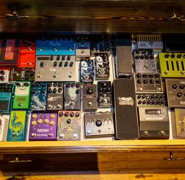 Guitar pedal collection drawer #2