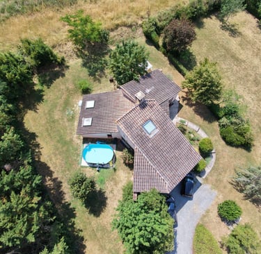villa vue du ciel à albi