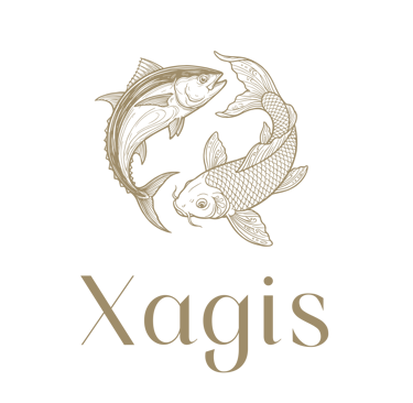 Xagis Catering logo in volle glorie.