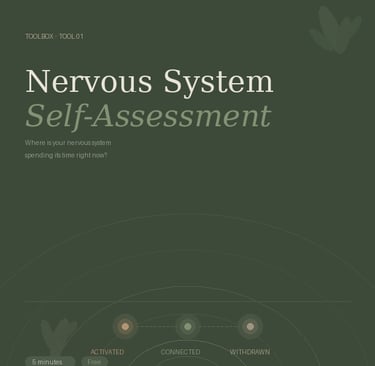 nervous system self-assessment - free test