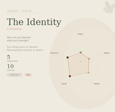 Who are you beyond the roles you carry? The Identity Compass