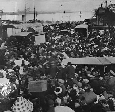 Les habitants fuient Anvers.