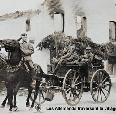 Les Allemands à Mouland