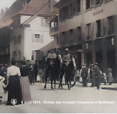 Les troupes françaises à Mulhouse
