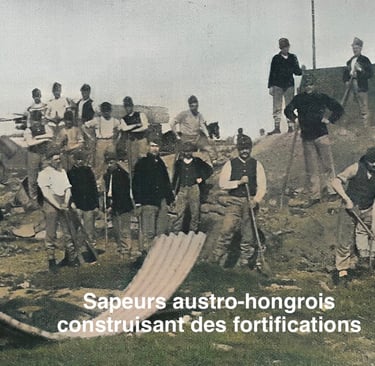 Les sapeurs au travail en 1914