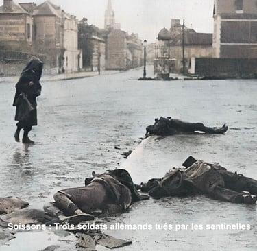 Soldats allemands tués à Soissons