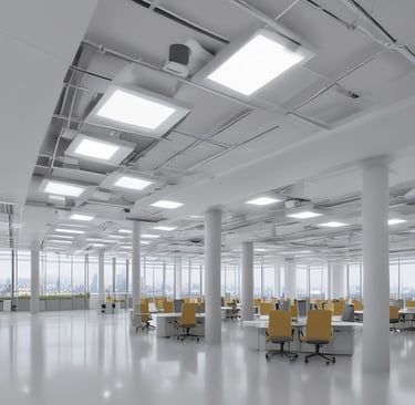 Bright living room with modern inventory