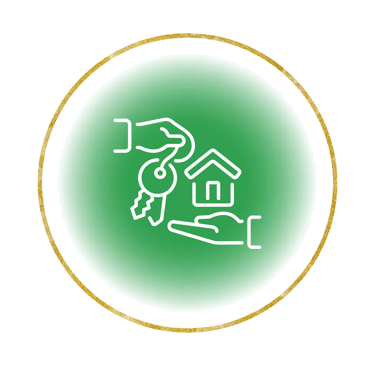 Integrity - Hands with keys and a house