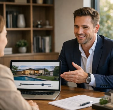 australian property price discussion with agent