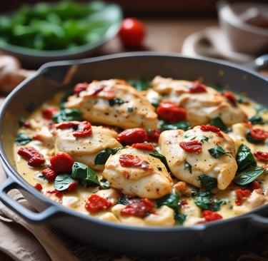 Creamy Tuscan Chicken: A Light Comfort Food Delight