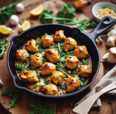 Delicious Garlic Butter Chicken Bites: A Fast Family-Friendly Recipe