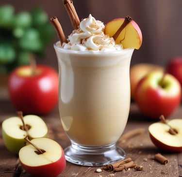 Deliciously Cozy Apple Cinnamon Milkshake Recipe