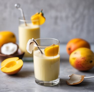 MANGO COCONUT MILKSHAKE