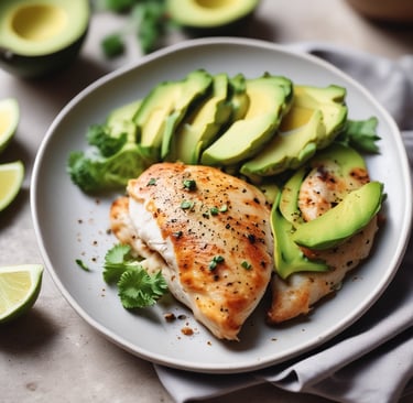 Delicious Baked Chicken & Avocado: A Healthy Dinnertime Delight