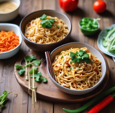 Quick Peanut Noodles (15 minutes)