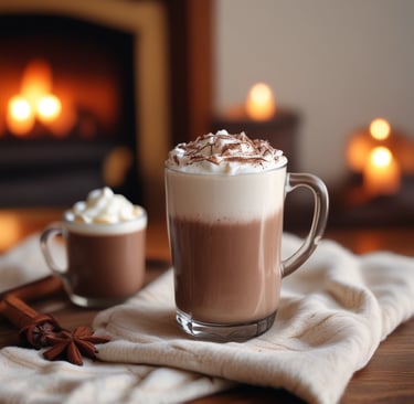 Indulge in the Creamy Delight of a Hot Chocolate Milkshake