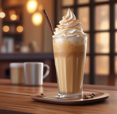 Indulge in a Coffee Caramel Milkshake Delight