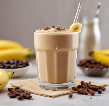 Kickstart Your Day with a Delicious Coffee Banana Protein Smoothie