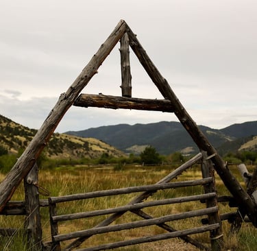 ranch fence arch