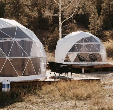 eco friendly geo domes