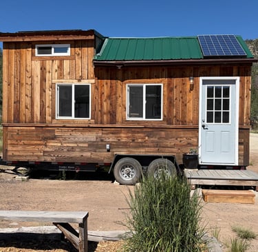 Betsy the Tiny House at Steel Horse Wedding Retreat
