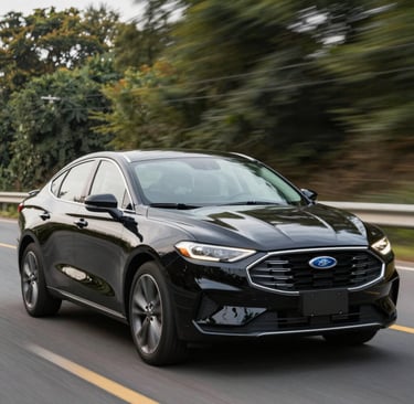 A group of happy pilgrims boarding a van with the city of Medina visible in the background.