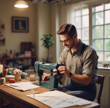 black blue and yellow textile