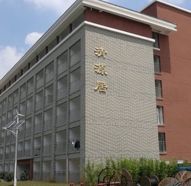 Bestone Materials flexible split brick exterior project, lightweight MCM facing bricks on apartment 