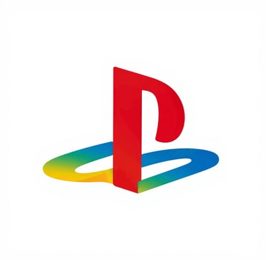 A vibrant collage of iconic PlayStation game covers spanning different generations.