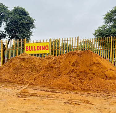 building sand