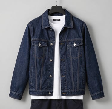 Flat lay of Fear No Soul apparel including a graphic tee and beanie on a rustic wooden table.