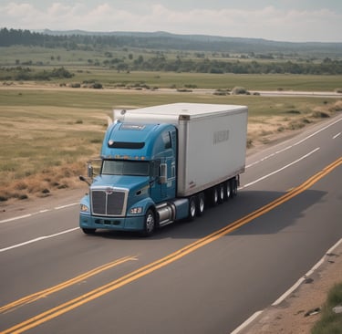 A delivery truck being loaded with packages outside a modern USB Industries facility.