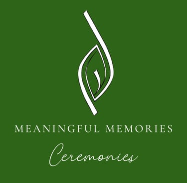 meaningful memories ceremonies logo