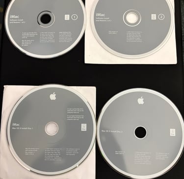 iMac Original Apple Install Media 10.4 Tiger