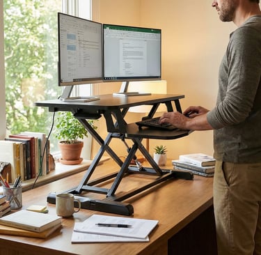 Desk converter in a WFH set up