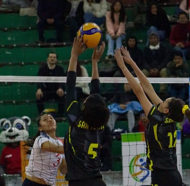 Un partido de la Liga Superior Femenina 2025. Foto: FBV.