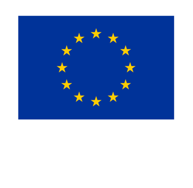 The flag of the European Union with the text 'Funded by the European Union'.