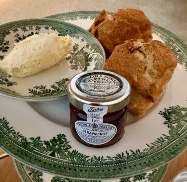 Afternoon Tea at the Great Court restaurant inside the British Museum, London, 2025