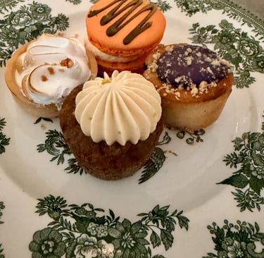 Afternoon Tea at the Great Court restaurant inside the British Museum, London, 2025