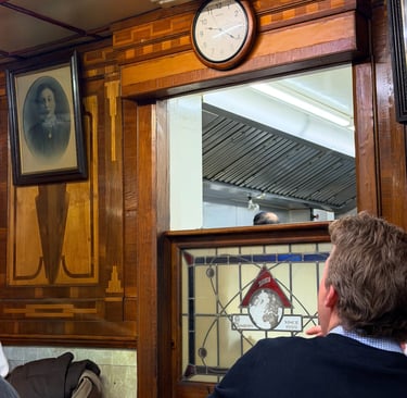 E. Pellicci's interior decor, London, 2025