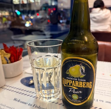 KOPPARBERG Pear Cider at FISHORIA, London, 2025