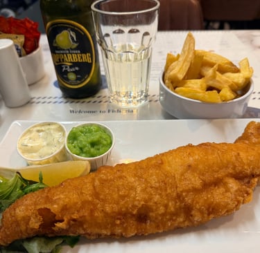 Fish and Chips from FISHORIA, London, 2025