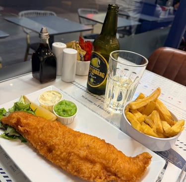 Fish and Chips from FISHORIA, London, 2025