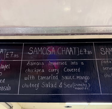 Chai Walla Cambridge, Samosa Chaat, Cambridge, UK