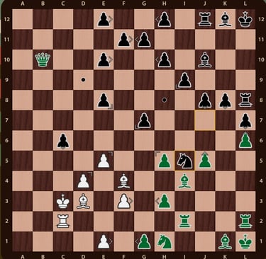 Clasificatorio europeo ronda 1 . Quaternity clubs. Jaque mate directo. apoyado por piezas negras