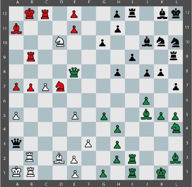 Jaque mate Indirecto inmovilizando la pieza que podría defender al rey